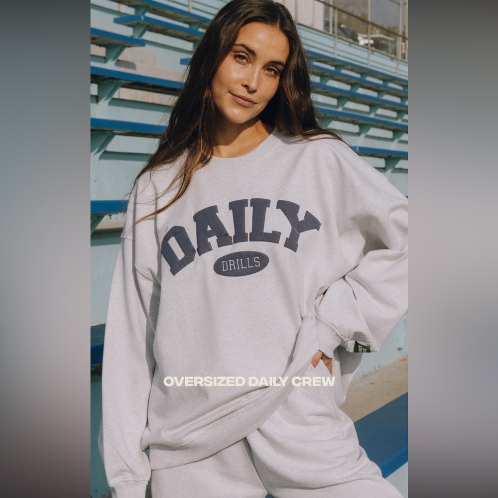 SOLD!! NOT FOR SALE! DAILY DRILLS CREWNECK AND SHORTS SET